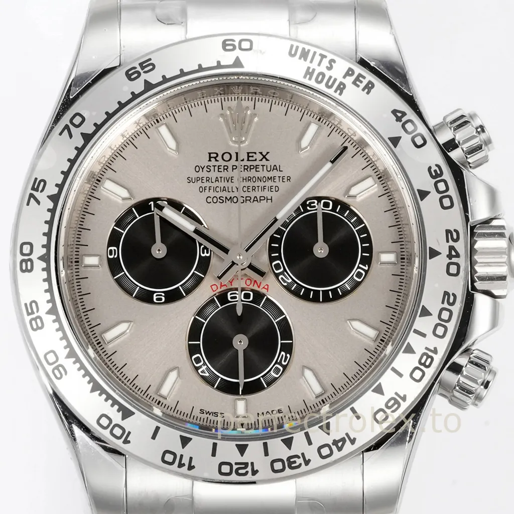 Rolex-Daytona-126509-0003-Silver-Tone-40mm-Panda-Chronograph-with-4131-Movement-Super-Clone-Watch-Dial-Detail-1