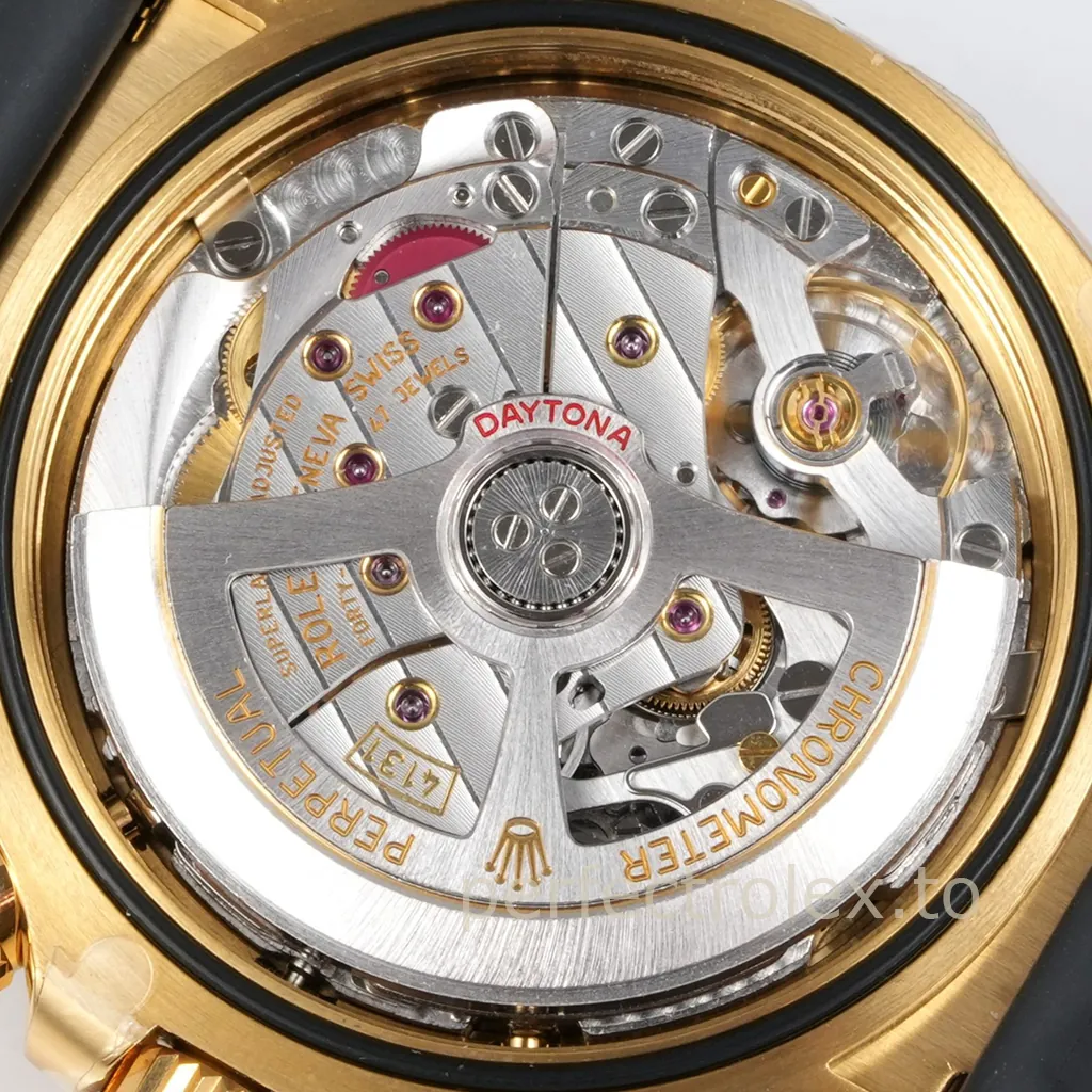 Rolex-Daytona-126518LN-0014-40mm-Turquoise-Blue-Dial-Gold-Tone-Chronograph-Super-Clone-Watch-Back-View-1