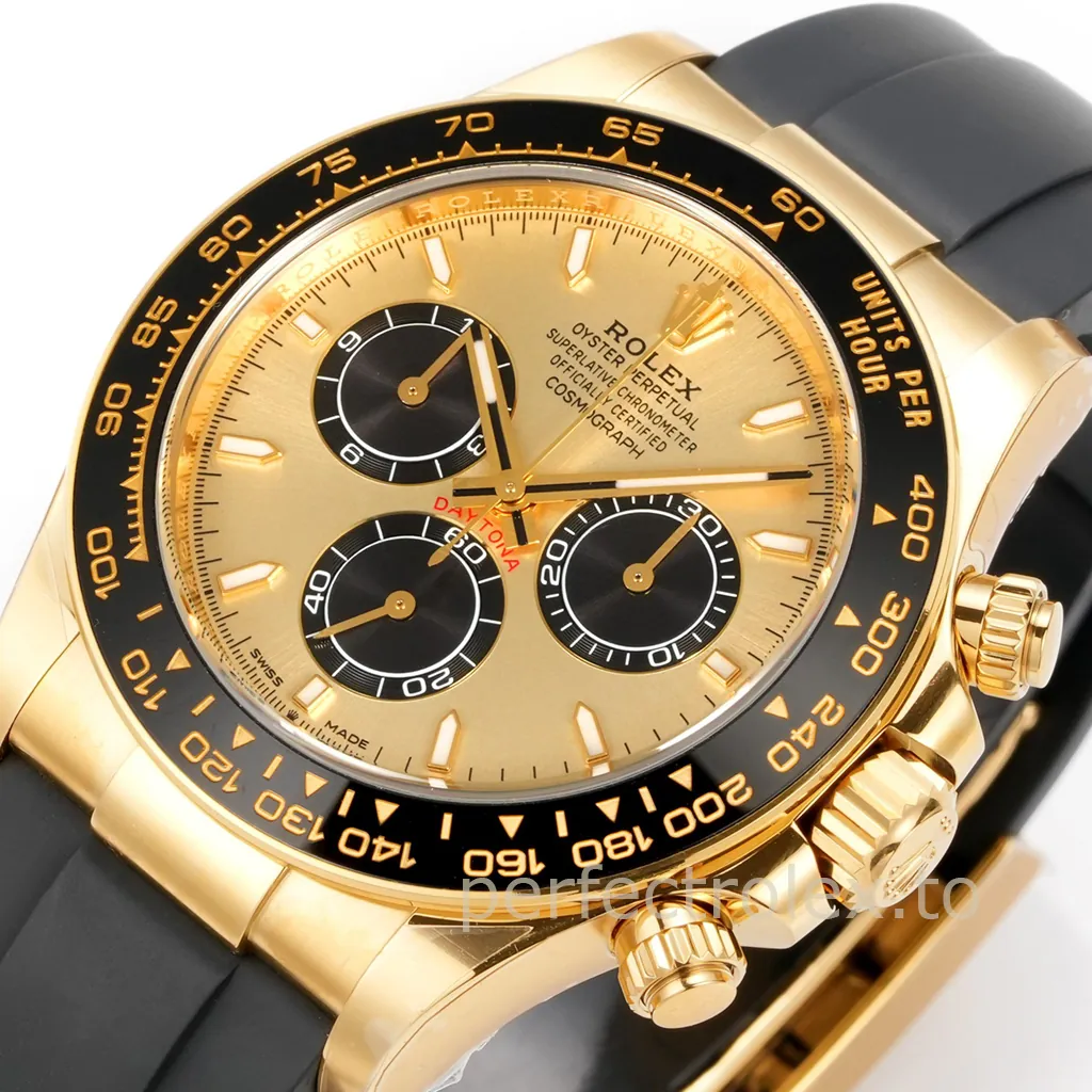 Rolex-Daytona-Gold-Dial-126518LN-0012-40mm-Chronograph-with-4131-Movement-Super-Clone-Watch-Dial-Detail-1