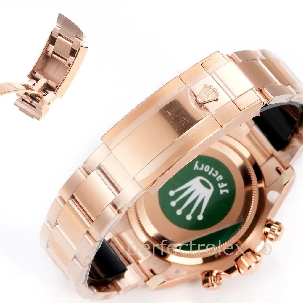Rolex-Daytona-126505-0003-Pink-Sunburst-Chronograph-40mm-in-Rose-Gold-Tone-904L-Steel-Super-Clone-Watch-Buckle-View-1