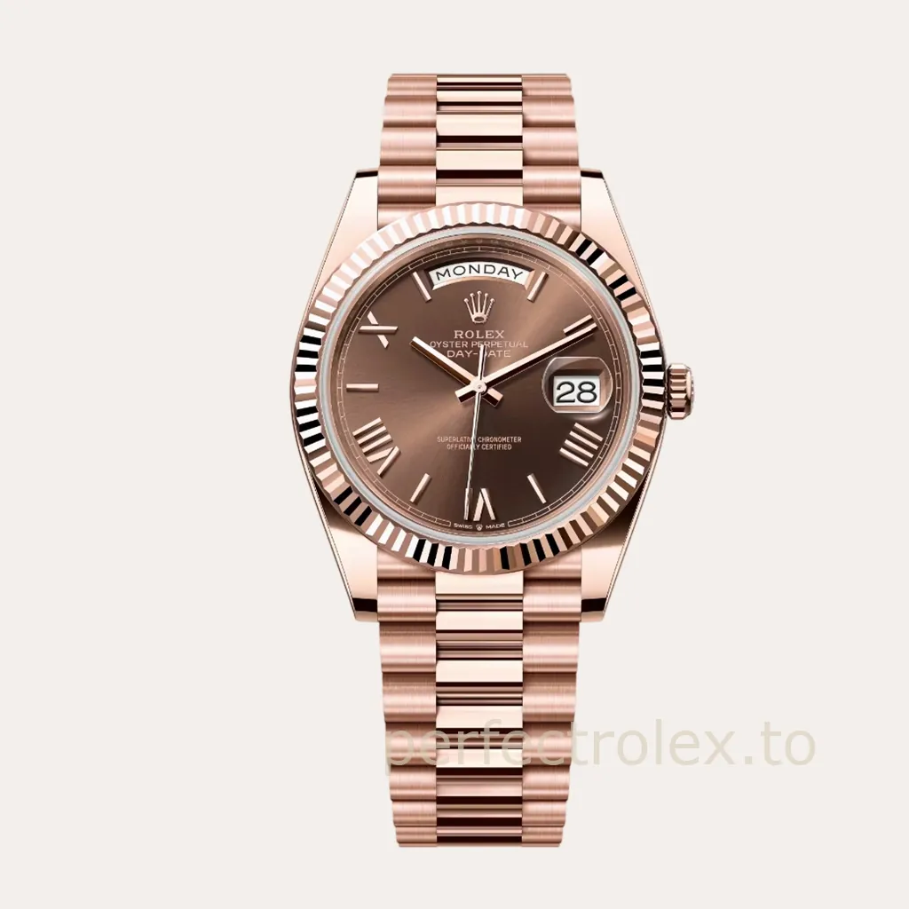 Rolex-Day-Date-40mm-228235-0002-Chocolate-Brown-Dial-with-3255-Movement-Super-Clone-Watch-Hero-Image