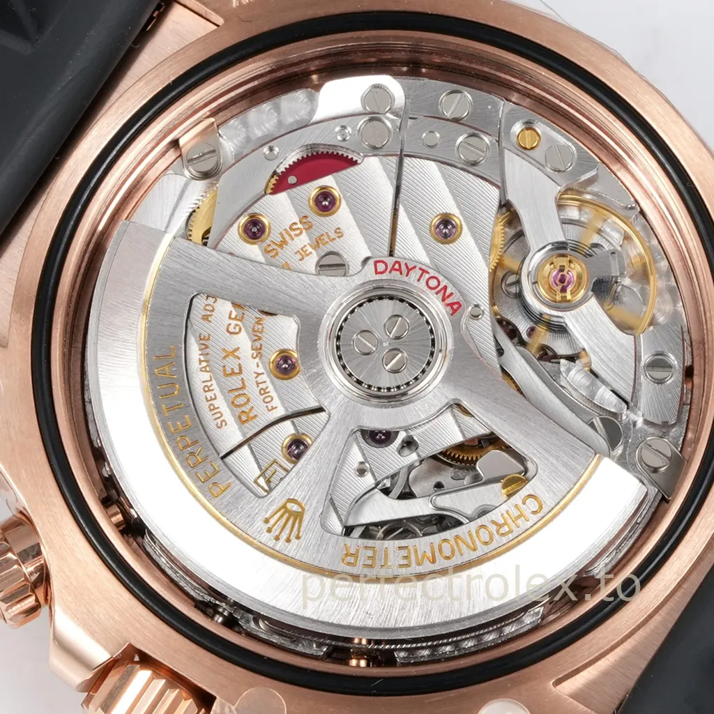 Rolex-Daytona-126515LN-0006-40mm-Rose-Gold-Dial-Chronograph-with-4131-Movement-Super-Clone-Watch-Back-View-2