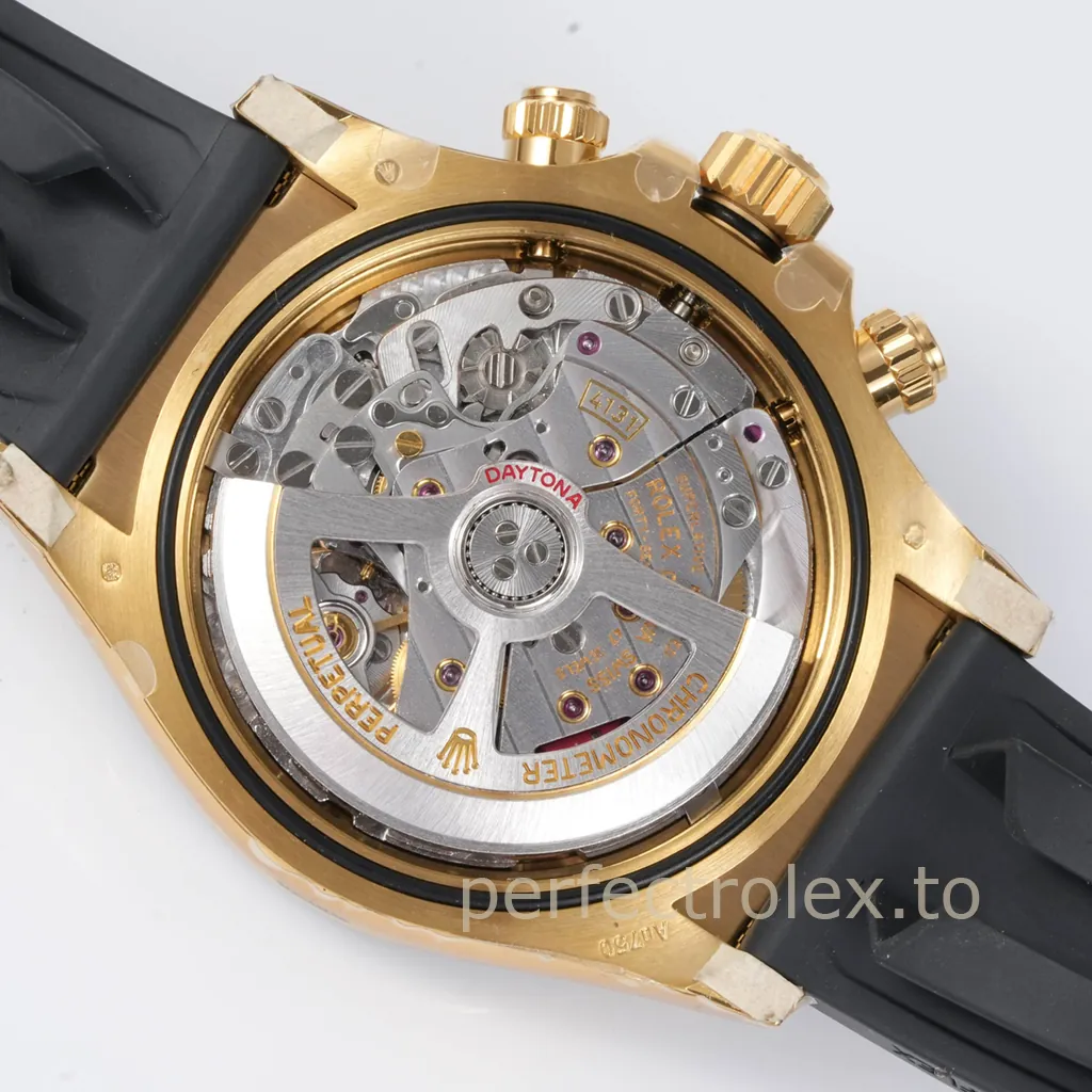 Rolex-Daytona-Gold-Dial-126518LN-0012-40mm-Chronograph-with-4131-Movement-Super-Clone-Watch-Back-View