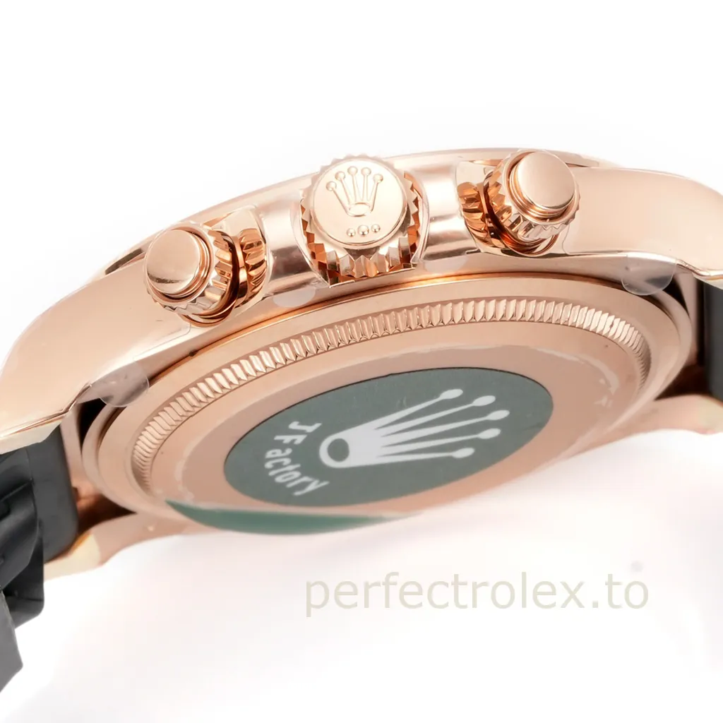Rolex-Daytona-126515LN-0006-40mm-Rose-Gold-Dial-Chronograph-with-4131-Movement-Super-Clone-Watch-Right-Side-View