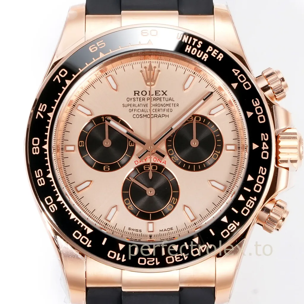 Rolex-Daytona-126515LN-0006-40mm-Rose-Gold-Dial-Chronograph-with-4131-Movement-Super-Clone-Watch-Dial-Detail-1