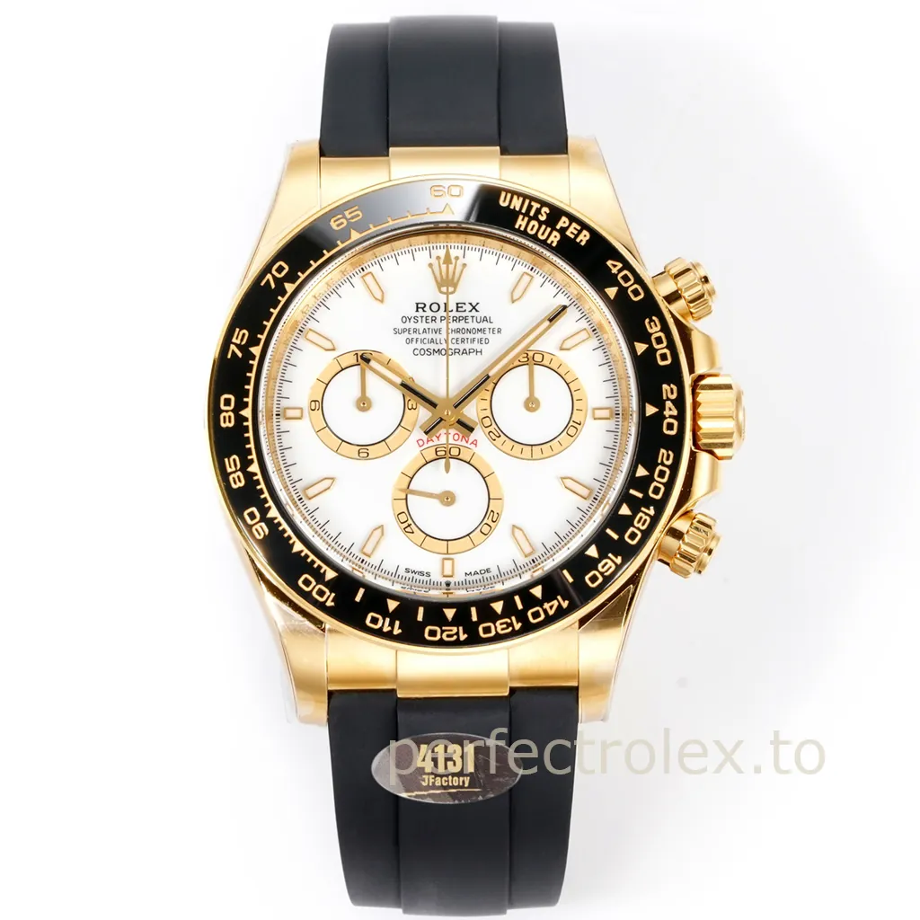 Rolex-Daytona-126518LN-0002-40mm-White-Dial-Chronograph-with-4131-Movement-Replica-Watch-Front-View-1