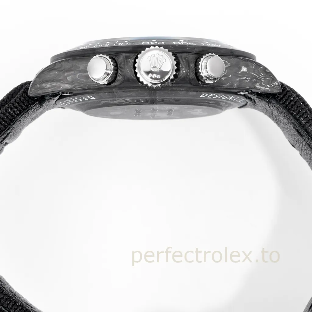 Rolex-Daytona-Gradient-Dial-40mm-Carbon-Fiber-Custom-Watch-with-4130-Movement-Replica-Watch-Right-Side-View