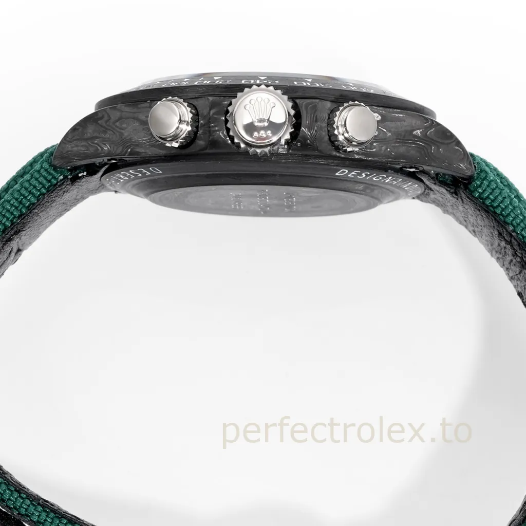 Rolex-Daytona-40mm-Carbon-Fiber-Custom-Chronograph-with-4130-Movement-Replica-Watch-Right-Side-View