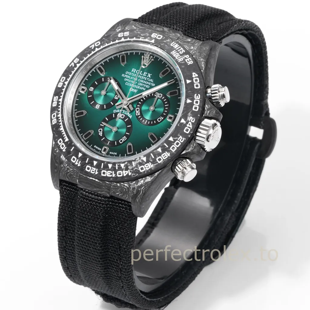 Rolex-Daytona-Gradient-Dial-40mm-Carbon-Fiber-Custom-Watch-with-4130-Movement-Replica-Watch-Front-View-1