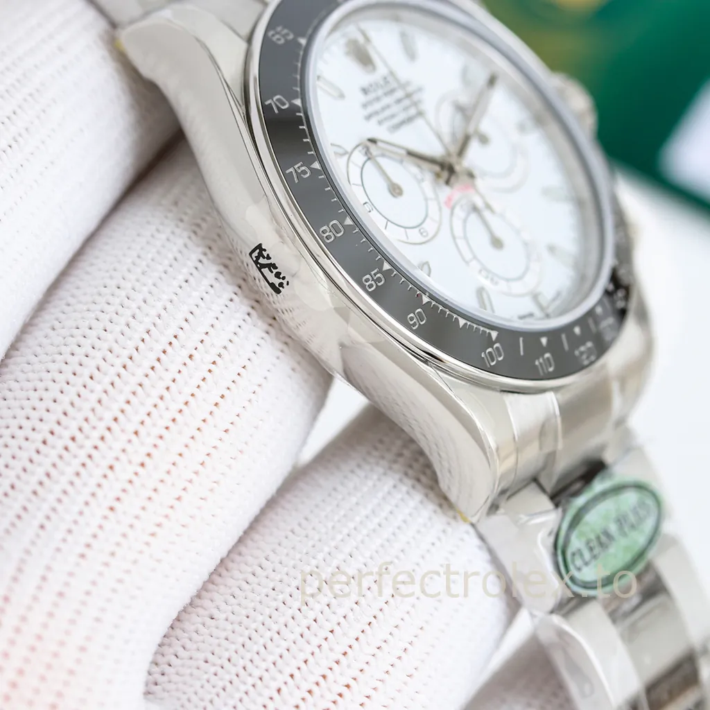 Rolex-Daytona-126502-0001-40mm-904L-Steel-Chronograph-with-4131-Movement-Super-Clone-Watch-Left-Side-View