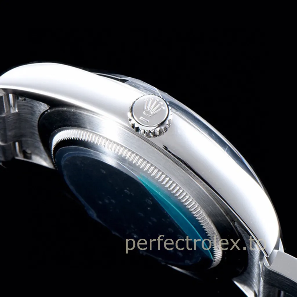 Rolex-Oyster-Perpetual-114300-0001-39mm-Grey-Dial-904L-Steel-3230-Movement-Replica-Watch-Right-Side-View