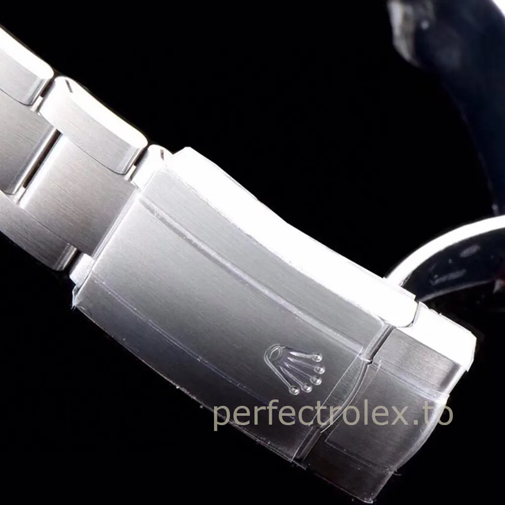 Rolex-Oyster-Perpetual-114300-0004-White-Dial-39mm-904L-Steel-Replica-Watch-Buckle-View-1