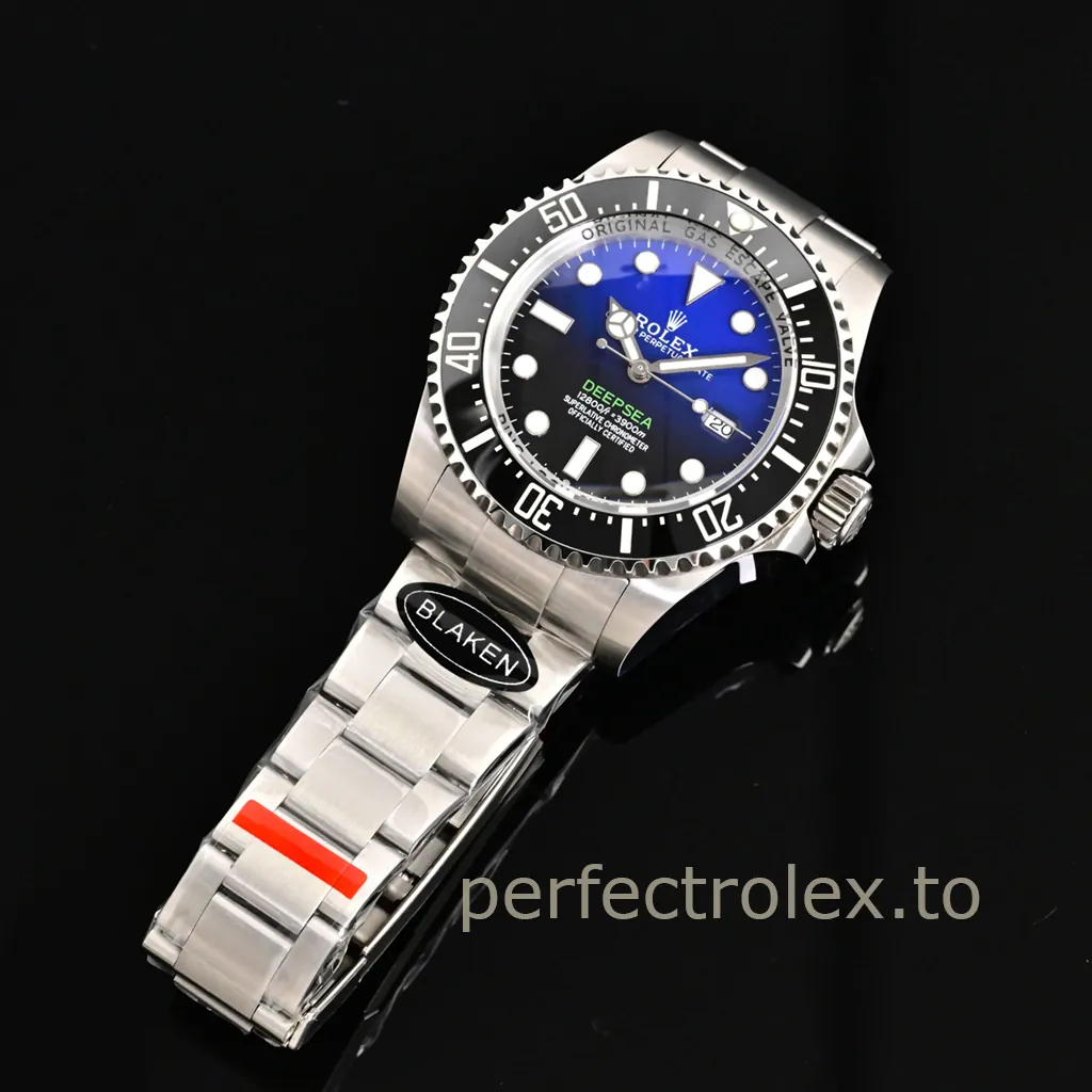 Rolex-Deepsea-D-Blue-M136660-0005-44mm-904L-Steel-Replica-Dive-Watch-Display-Image