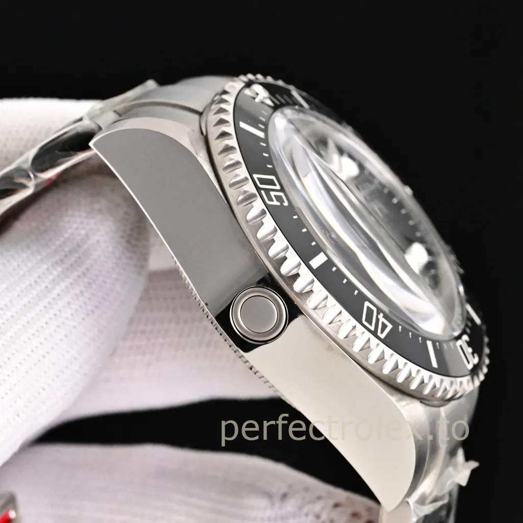 Rolex-Deepsea-M136660-0006-44mm-904L-Steel-3235-Movement-Blaken-Replica-Dive-Watch-Left-Side-View