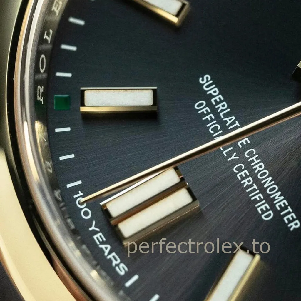 Rolex-Oyster-Perpetual-M134303-0001-41mm-904L-Steel-Grey-Dial-3230-Movement-Replica-Watch-Dial-Detail-3