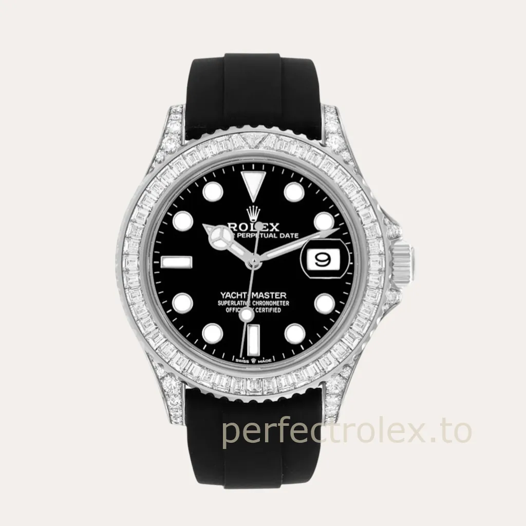 Rolex-Yacht-Master-226679TBR-Diamond-Replica-Watch-with-3235-Movement-40mm-Black-Dial-Hero-Image