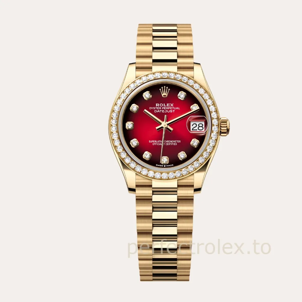Rolex-Datejust-M278288RBR-0041-31mm-2671-Movement-Black-Red-Gradient-Diamond-Replica-Watch-Hero-Image
