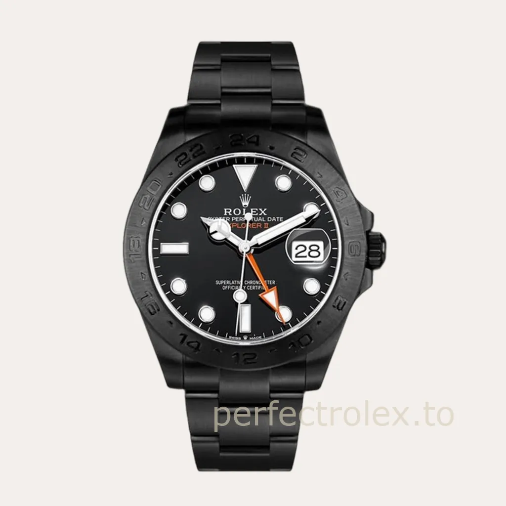 Rolex-Explorer-II-216570-42mm-Black-Edition-with-3285-GMT-Automatic-Movement-Super-Clone-Watch-Hero-Image
