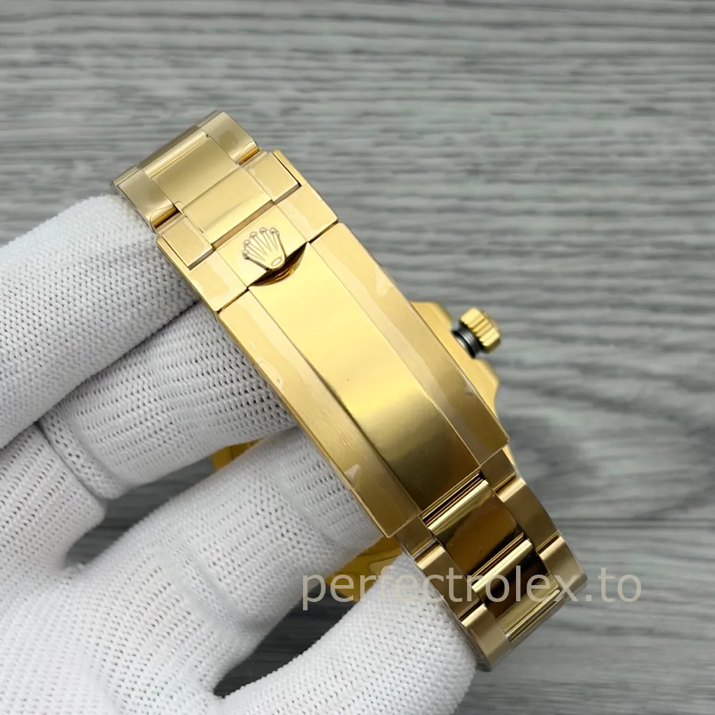 Rolex-Submariner-M126618LB-0002-41mm-Blue-Dial-Gold-Tone-904L-Steel-Automatic-Dive-Replica-Watch-Buckle-View-1