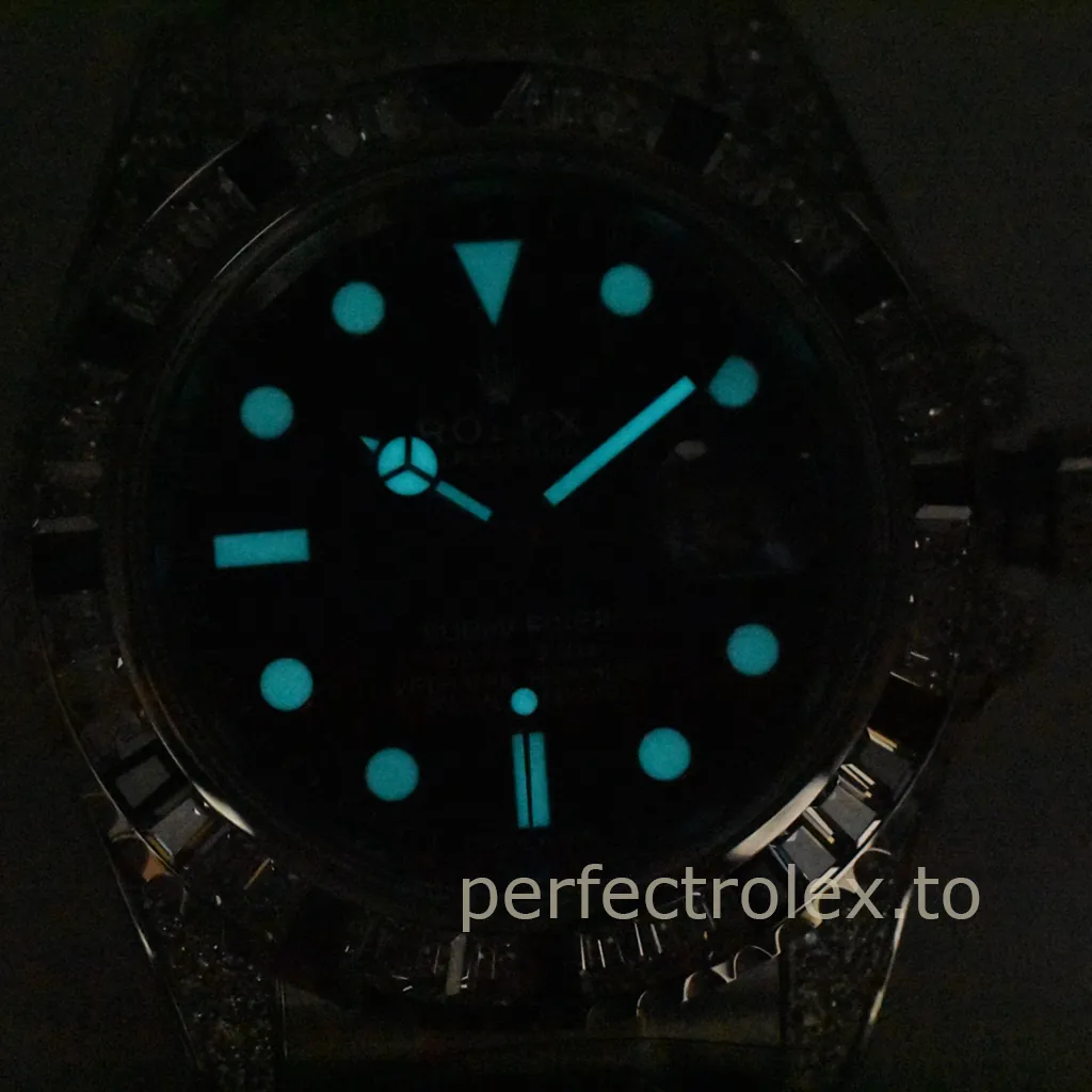 Rolex-Submariner-116610LN-40mm-904L-Steel-Custom-Diamond-Set-Automatic-Replica-Watch-Luminescence-1