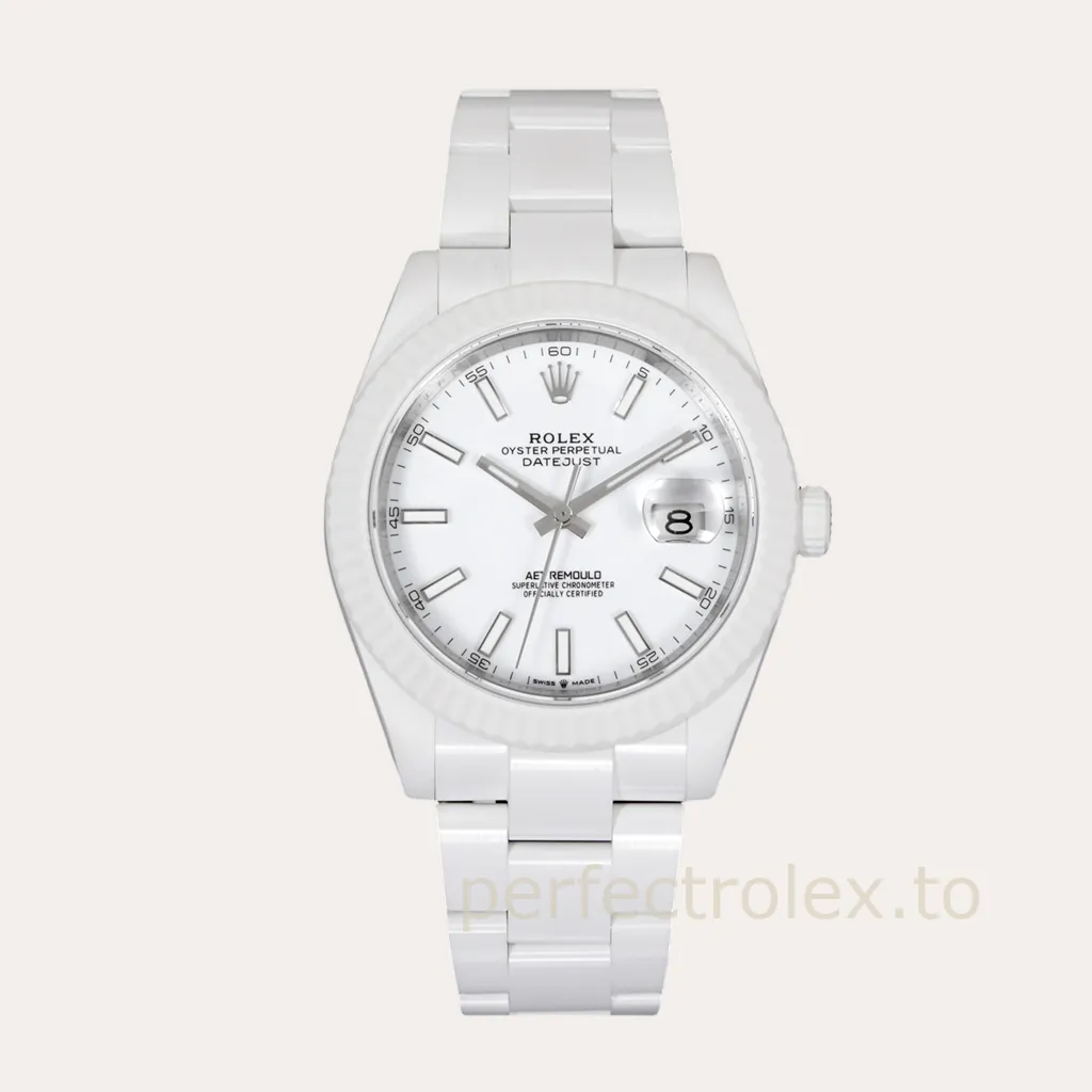 Rolex-Datejust-AET-Remould-41mm-White-Ceramic-Replica-Watch-with-3235-Automatic-Movement-Hero-Image