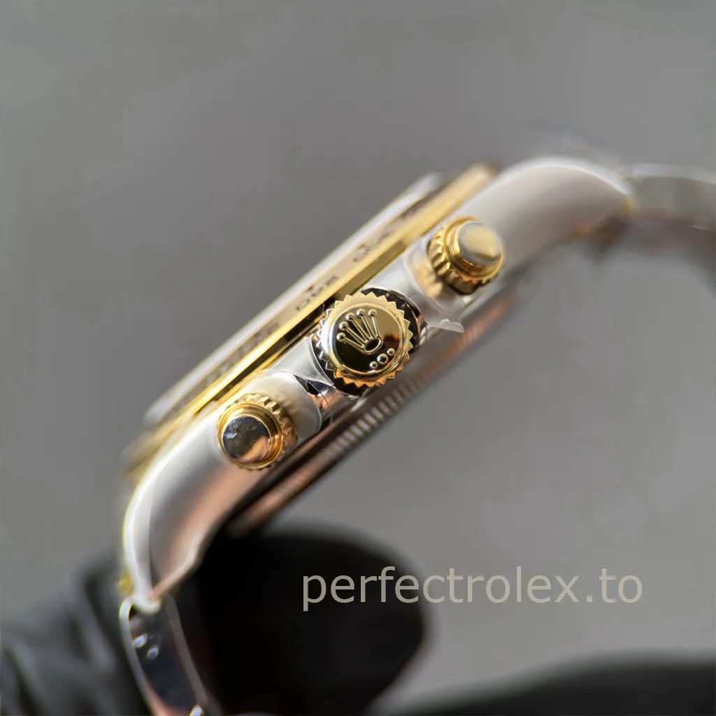 Rolex-Daytona-M126503-0002-4131-Movement-40mm-Black-Diamond-Dial-Chronograph-Super-Clone-Watch-Right-Side-View