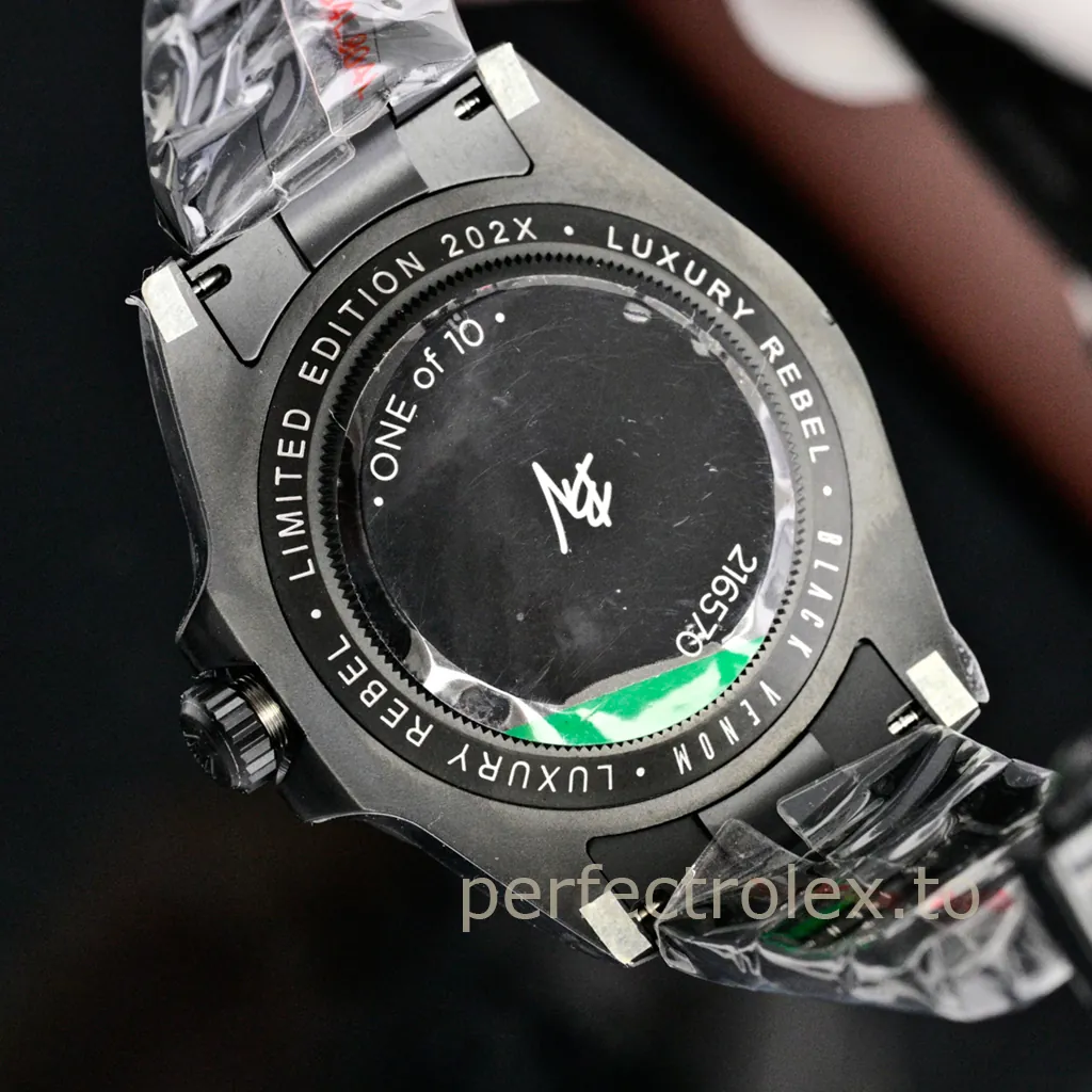 Rolex-Explorer-II-216570-0002-42mm-Black-Coated-904L-Steel-GMT-Super-Clone-Watch-Back-View