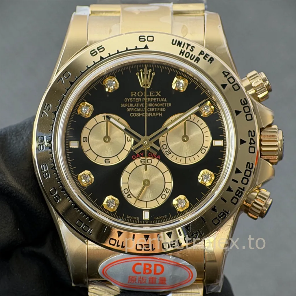 Rolex-Daytona-M126508-0003-40mm-Black-Dial-4131-Automatic-Chronograph-Super-Clone-Watch-Front-View-1
