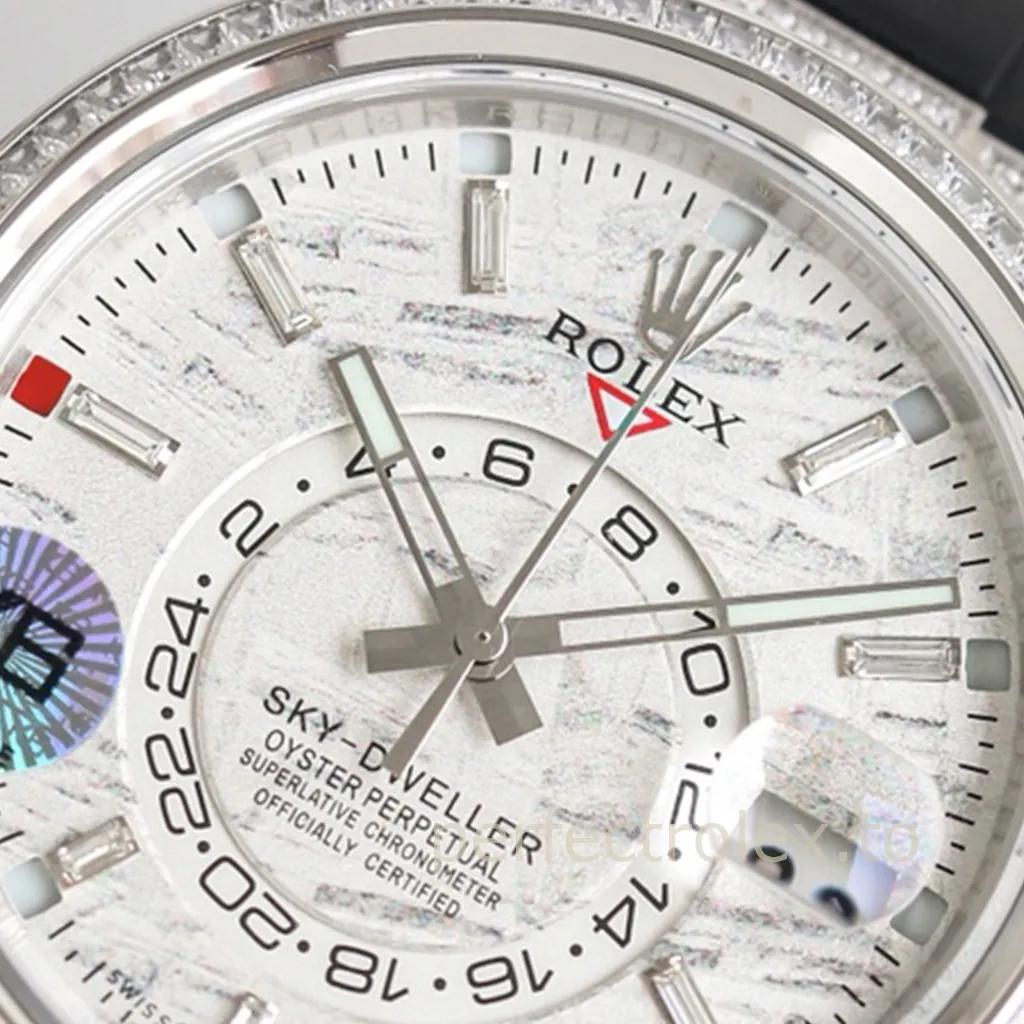 Rolex-Sky-Dweller-336259TBR-42mm-Meteorite-Dial-Super-Clone-Watch-with-9002-Movement-Dial-Detail-2