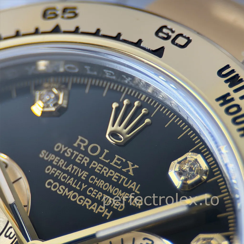 Rolex-Daytona-M126503-0002-4131-Movement-40mm-Black-Diamond-Dial-Chronograph-Super-Clone-Watch-Dial-Detail-2