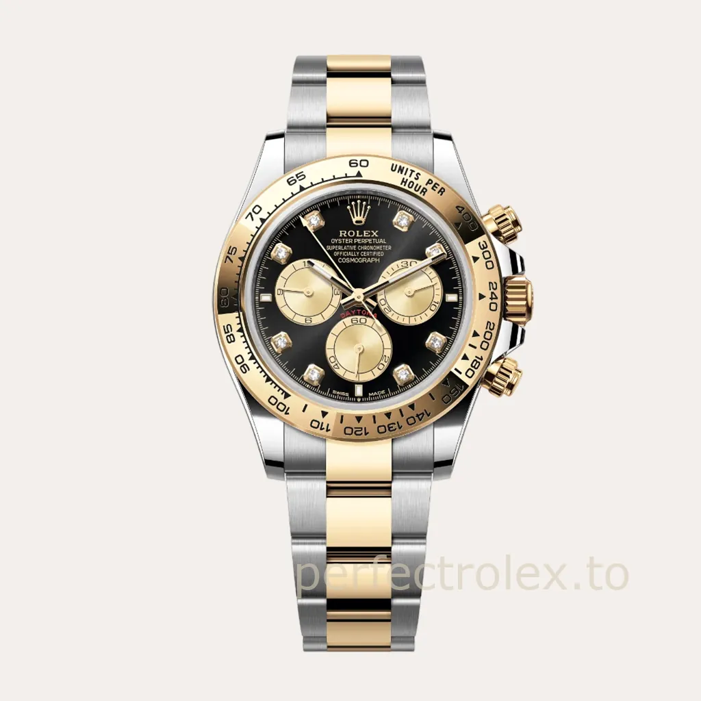 Rolex-Daytona-M126503-0002-4131-Movement-40mm-Black-Diamond-Dial-Chronograph-Super-Clone-Watch-Hero-Image
