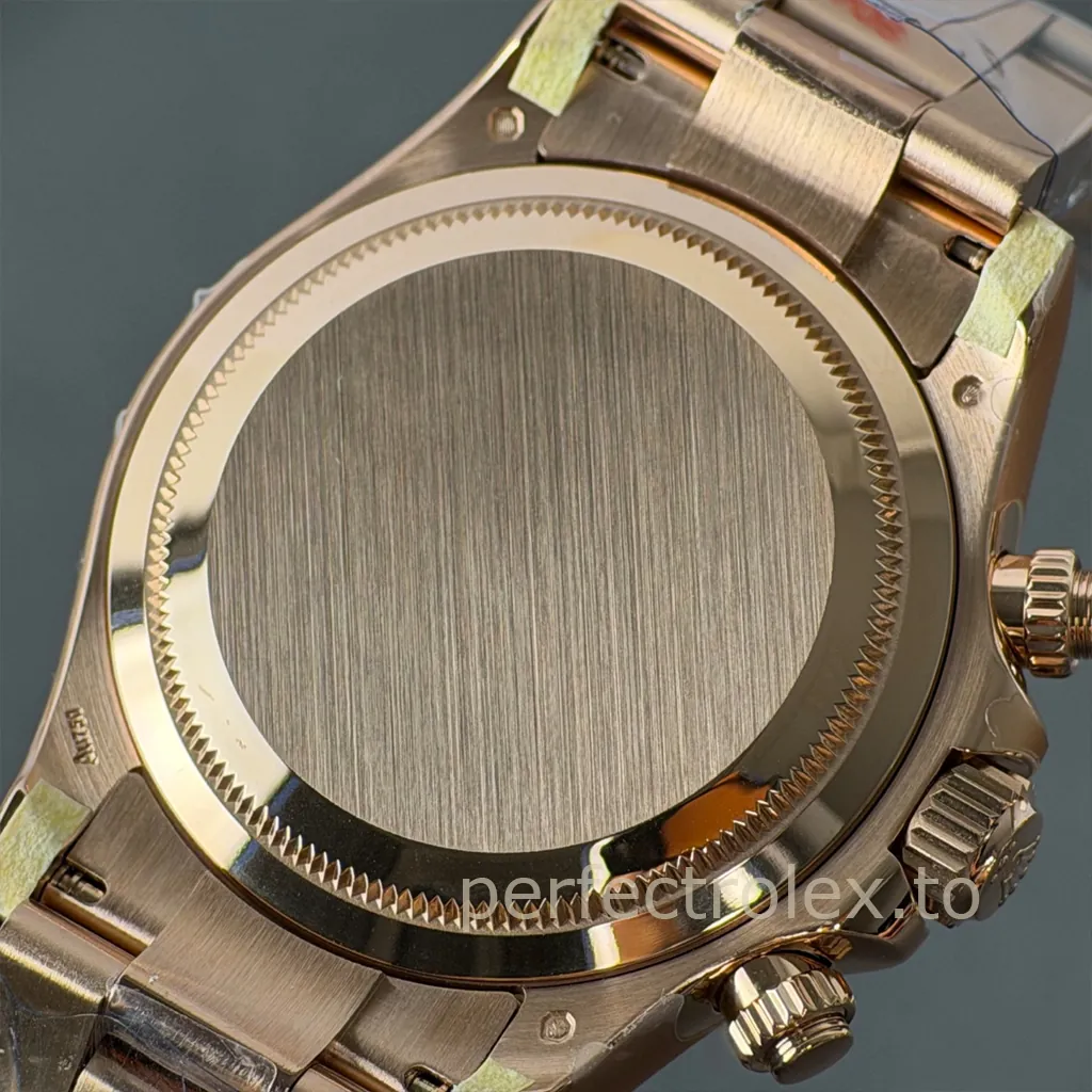 Rolex-Daytona-M116505-0014-40mm-Rose-Gold-Meteorite-Dial-4130-Automatic-Chronograph-Super-Clone-Watch-Back-View