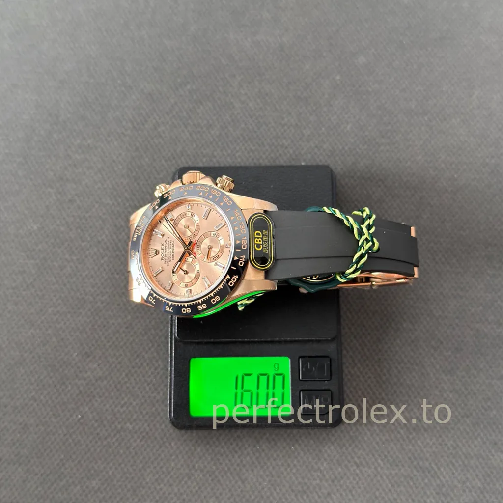 Rolex-Daytona-116515LN-0061-Replica-Watch-40mm-Rose-Gold-Dial-with-904L-Steel-Case-Weight-Chart