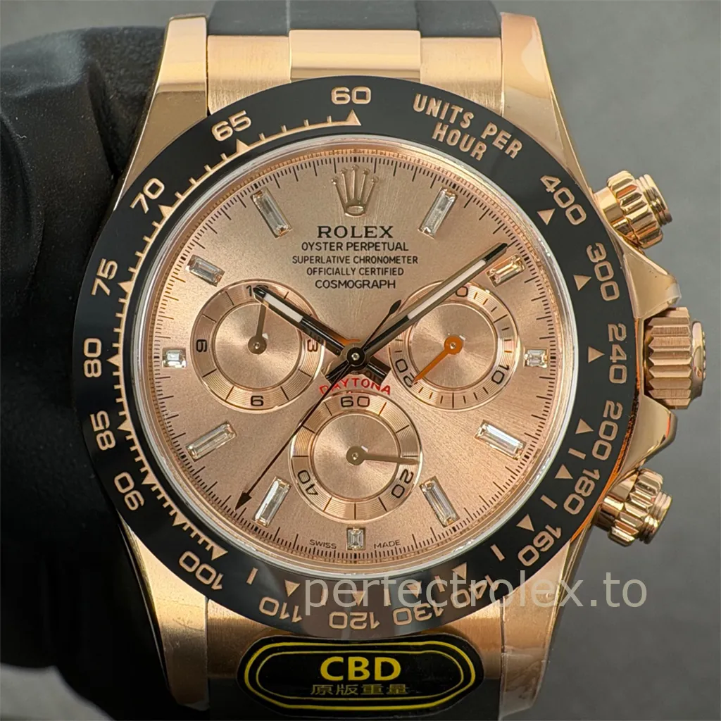 Rolex-Daytona-116515LN-0061-Replica-Watch-40mm-Rose-Gold-Dial-with-904L-Steel-Case-Front-View-1