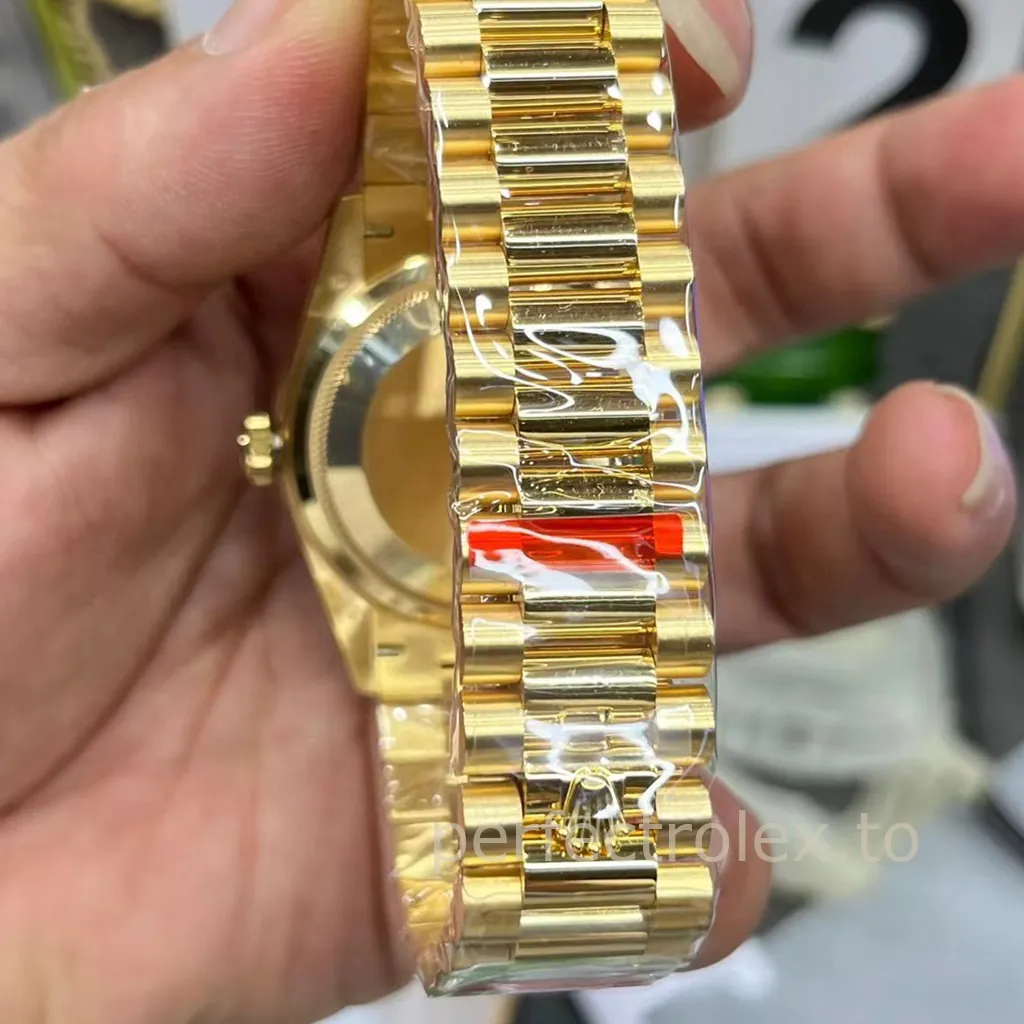 Rolex-Day-Date-M128348RBR-0035-Replica-Watch-36mm-Green-Dial-904L-Steel-and-3255-Movement-Strap-View-1