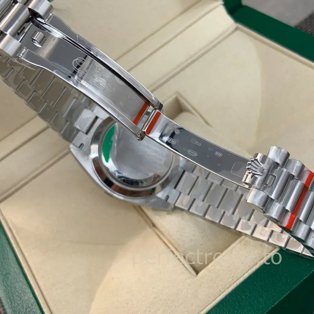 Rolex-Day-Date-228349RBR-0030-Replica-Watch-40mm-Green-Dial-with-904L-Steel-and-3255-Movement-Buckle-Details-1