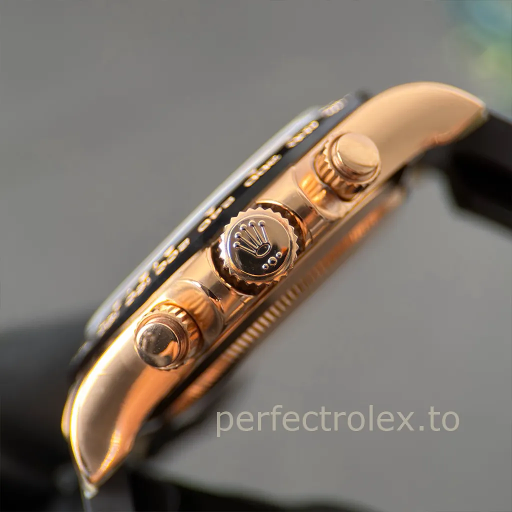 Rolex-Daytona-116515LN-0061-Replica-Watch-40mm-Rose-Gold-Dial-with-904L-Steel-Case-Right-Side-View