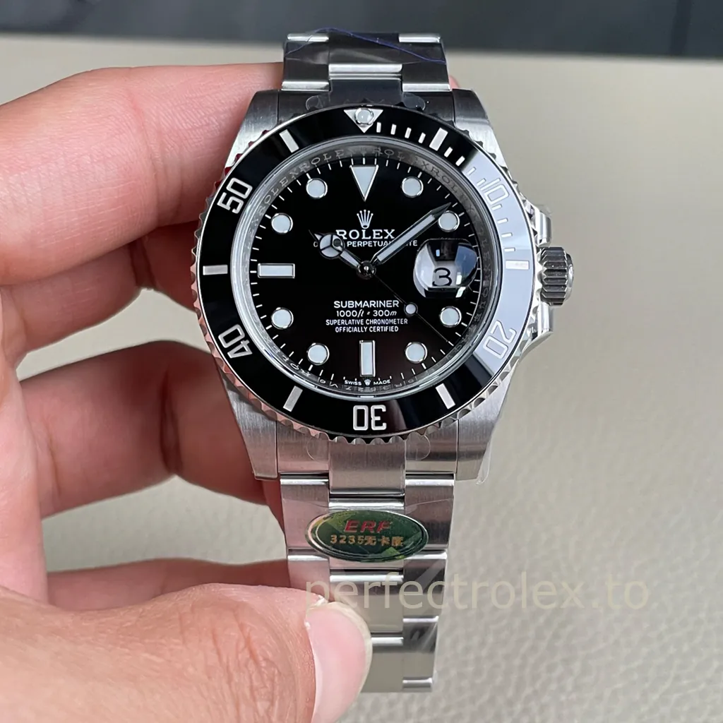 Rolex-Submariner-M126610LN-0001-Replica-Watch-with-3235-Movement-41mm-904L-Stainless-Steel-Case-Front-View-1