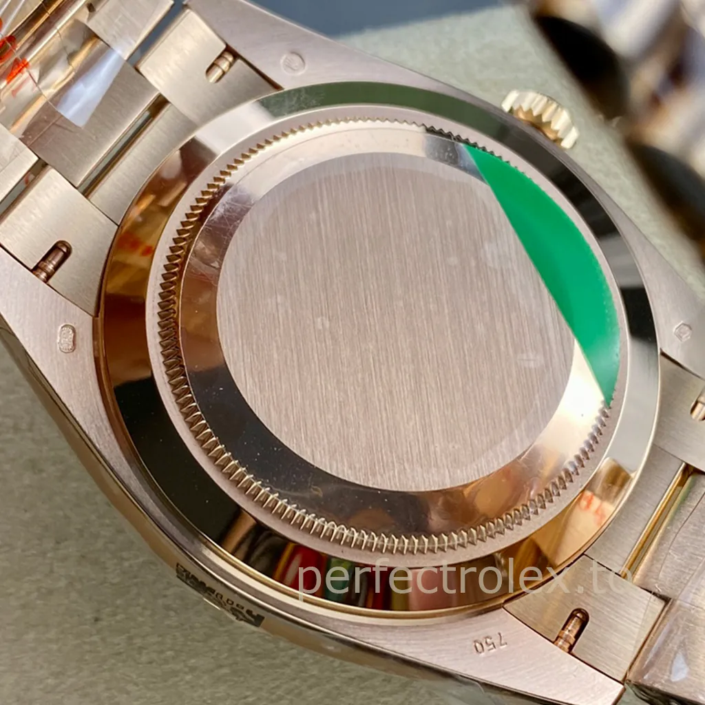 Rolex-Day-Date-M228235-0053-Chocolate-Dial-40mm-Rose-Gold-Tone-904L-Steel-Super-Clone-Watch-Back-View